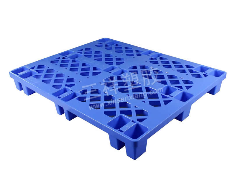 塑料卡板DK1210-X<br>1200×1000×145mm<br>九叉腳網格型<br>查看（kàn）詳情頁